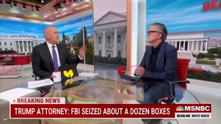 Dishonest MSNBC Makes Unbelievable Claim About Trump Politicizing The Raid