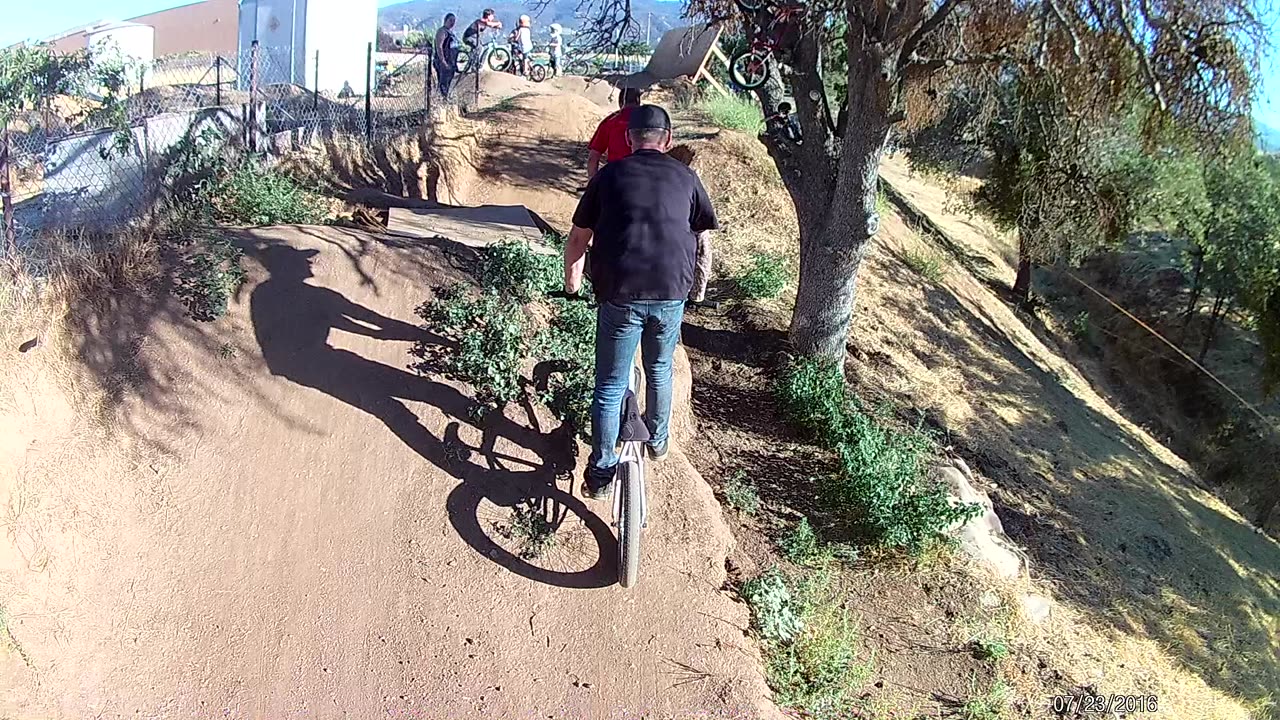 fallowing josh birks on dirt jumps