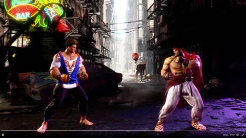 Luke taunts Ryu Hadoken In Street Fighter 6