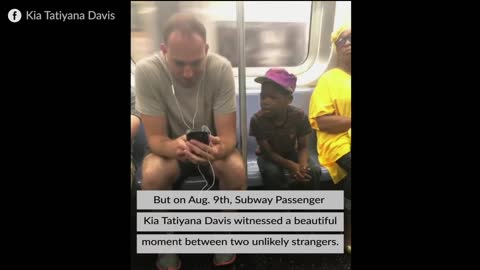 Heartwarming Moment Captured On Busy NYC Subway--