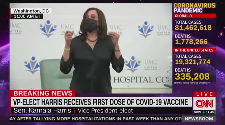 Kamala Harris Suddenly Changes Her Feelings On Vaccine