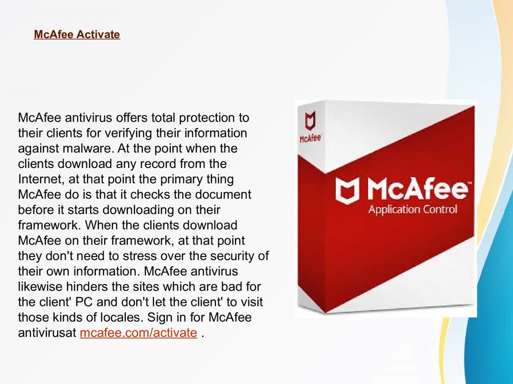 mcafeeactivate uk