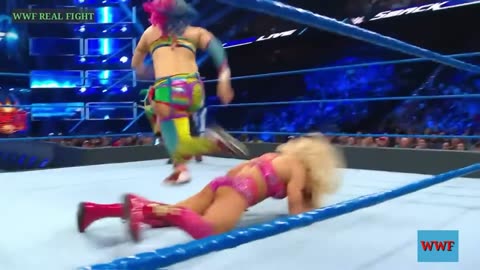 Real fingt-Flair vs Asuka-girl's fingt match: || WW Fingt.👊