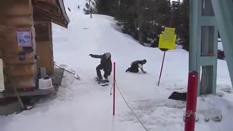 Snowboard and Ski fail.Try to not laugh.