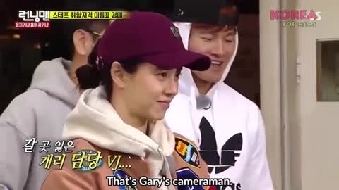 Song Ji Hyo almost cried - Missing Gary Kang