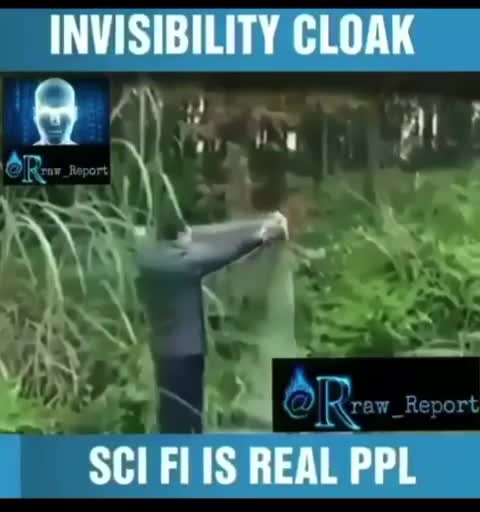 Invisibility Cloak. Hidden for years, so what else don't we know? It's coming very soon!