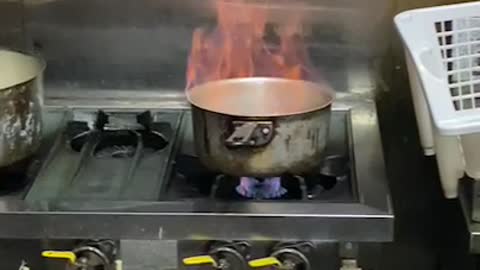 Burning pot