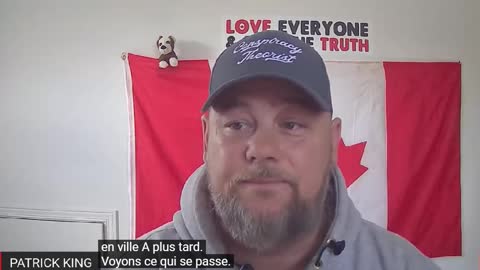 Pat King donne des instructions et fait un rapport sur la situation 18 février