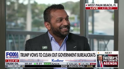 Kash Patel joined Larry Kudlow for a great interview