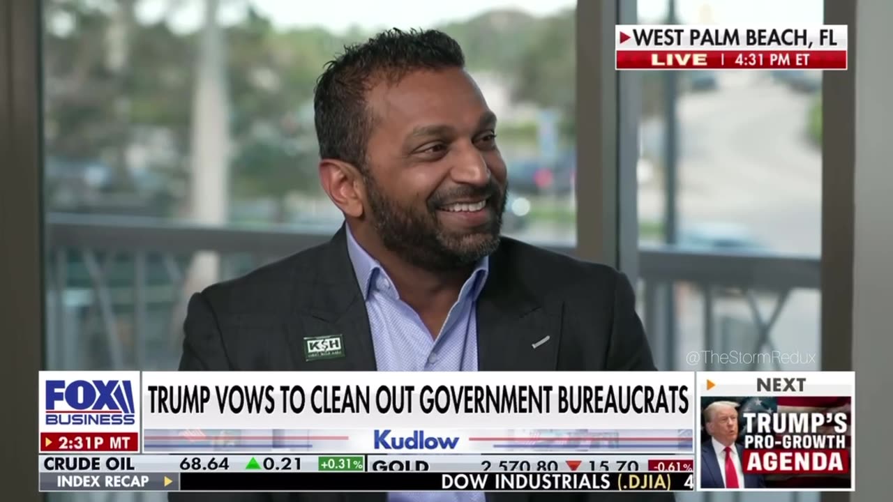 Kash Patel joined Larry Kudlow for a great interview