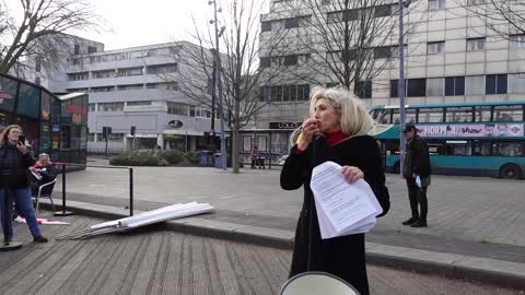 Kate Sherimani part 2 freedom rally Southend 29 01 2022
