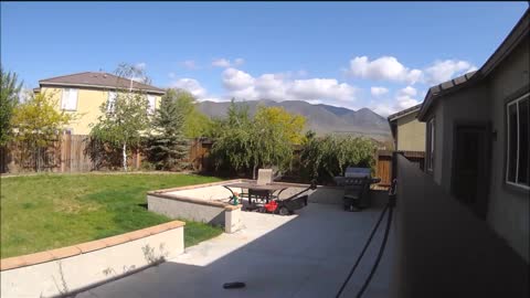 Time lapse of clouds over Lyon Peak in Dayton, NV