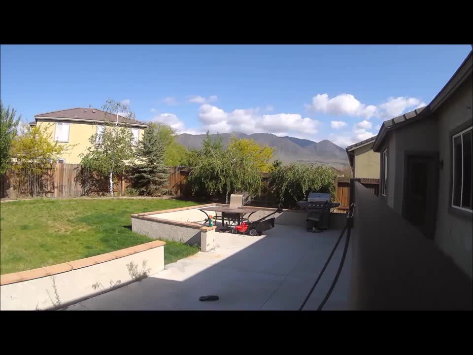 Time lapse of clouds over Lyon Peak in Dayton, NV