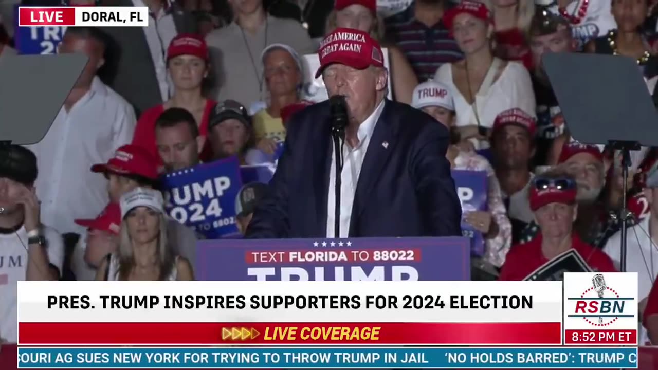 Trump: "We're very close to World War III and Biden doesn't have a clue"