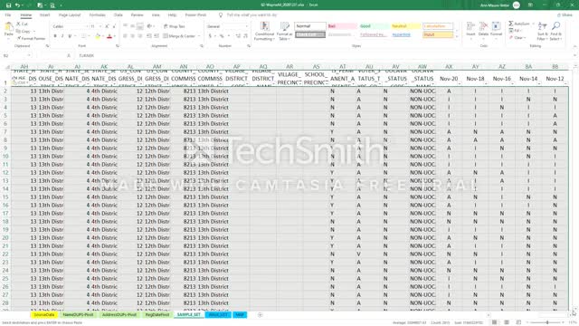 Overview of the Data Template Files for Canvassing