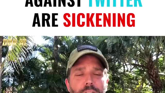 Allegations against Twitter are sickening - Don Jr