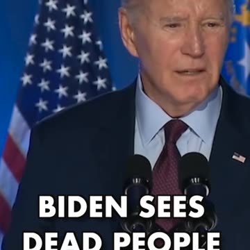 WW3 Update: Is Biden Tripping. He is seeing more Dead People and 81 million Voted for this? 1m