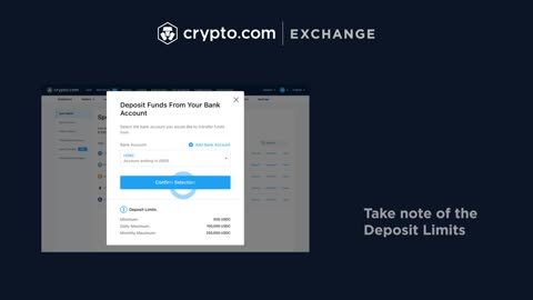 How to transfer USD to receive USDC in the Exchange