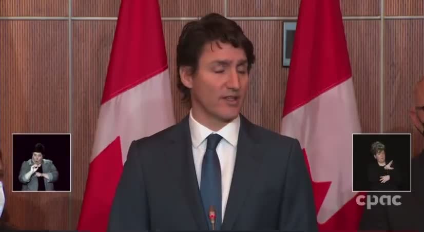 Trudeau says MPs who vote against the Emergencies Act indicate that "they don’t trust the government to make incredibly momentous and important decisions"