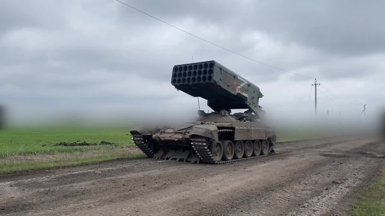 TOS-1A "Sun" in the special operation zone