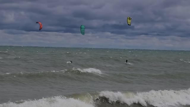 Kite Boarding 3 Winthrop Harbor, Illinois