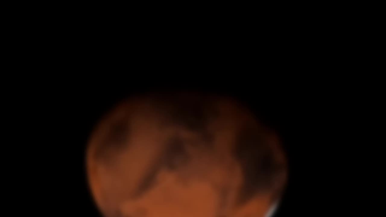 Mars on Telescope Al lapsed video