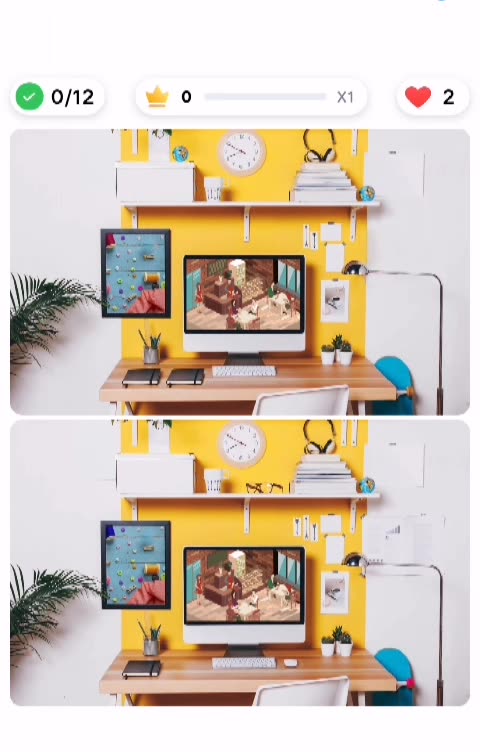 Find The Differences 7. Between The 2 Photos.