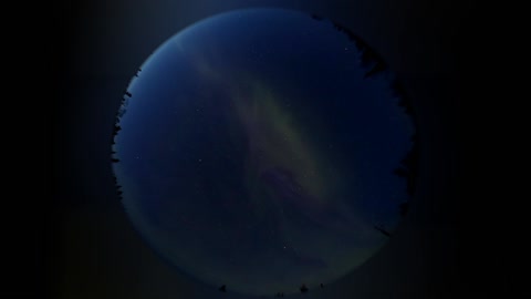 Powerful aurora before the spring equinox