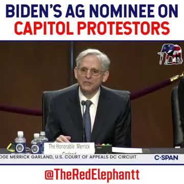 Biden's AG Nominee On Capital Protestors