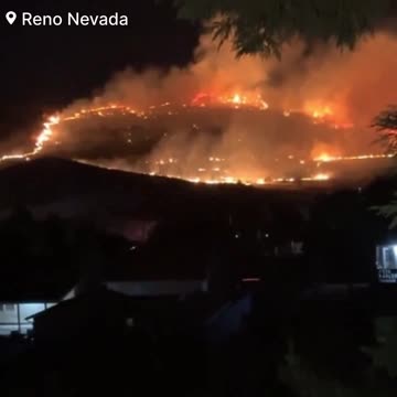 Huge Brushfire in Reno