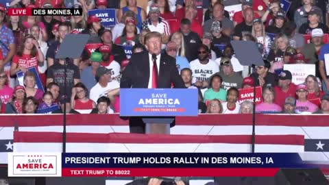 Oct. 9, 2021: President Donald J Trump in Des Moines, IA