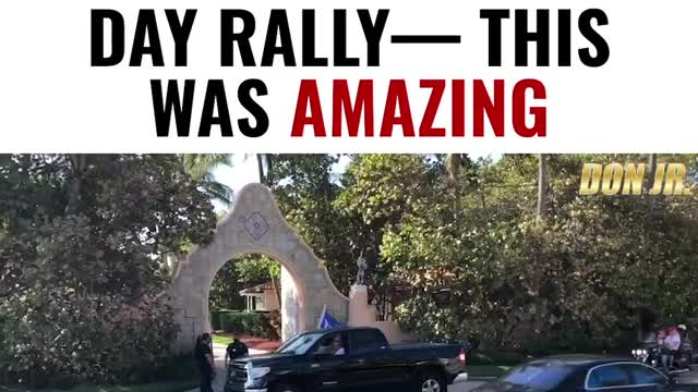 Trump Parade Passing Donald Jr.