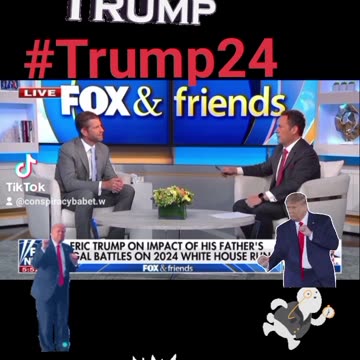 ERIC TRUMP "MY DADS GOING TO BE PRESIDENT AGAIN"