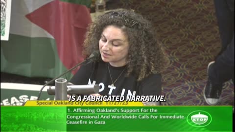 Oakland Leftists Openly Show Their Support For Hamas