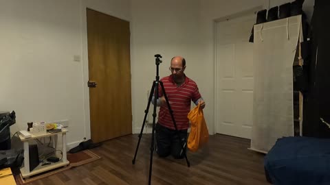 Showing the new tripod