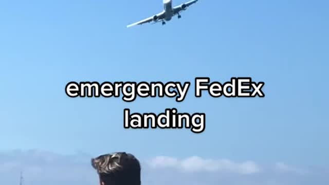 emergency FedEx landing