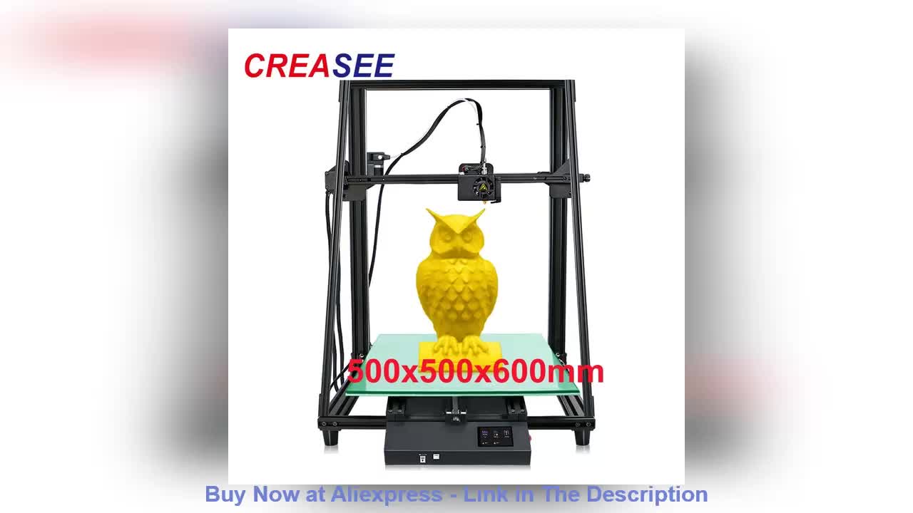 ☀️ CREASEE CS50S Pro 3Д Принтер 3D printer kit Resume Off Build Plate Large 500x500x600mm 3D 인쇄 High