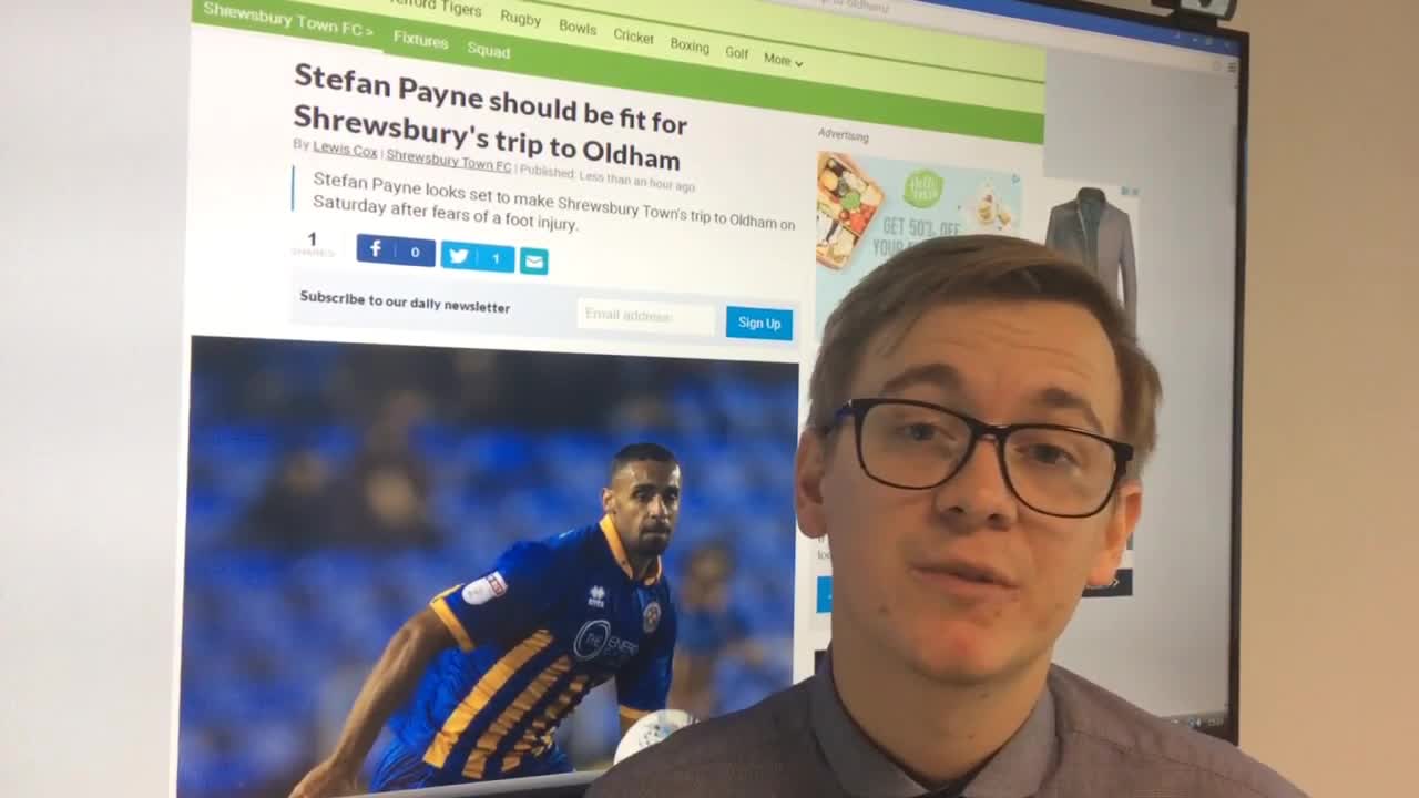 Shrewsbury Town update - September 14th