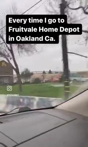 This is what I have to drive through to get to Home Depot