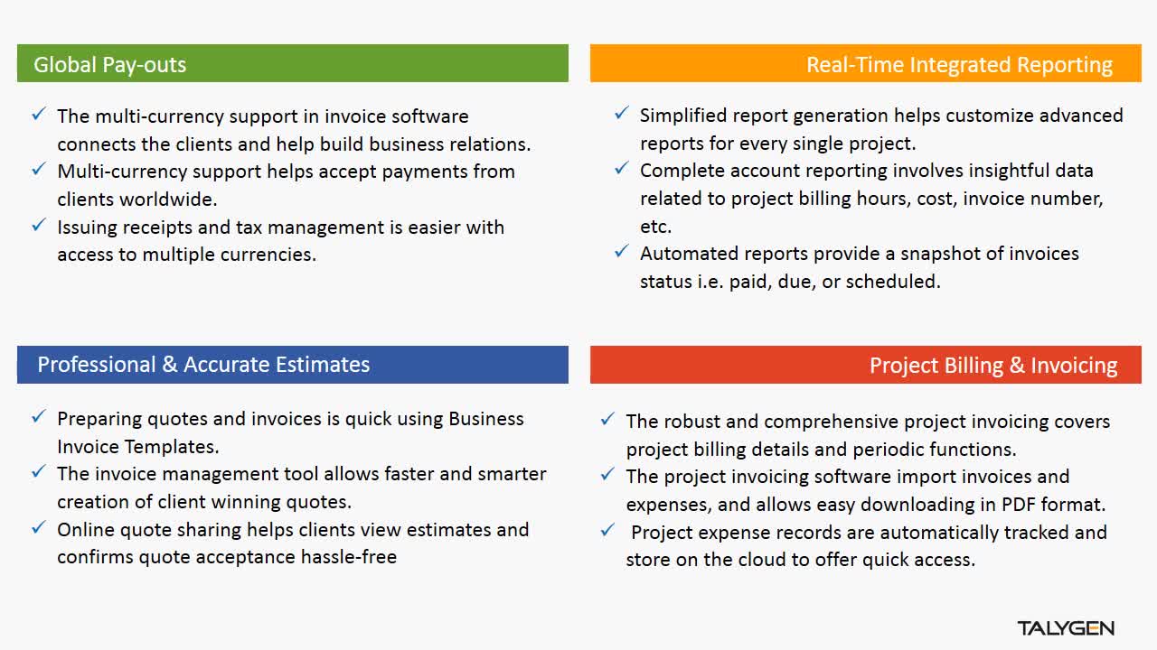 Scalable & Customizable Online Invoice Software