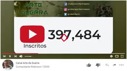 Comemorando: canal ARTE DA GUERRA chega a 400.000 inscritos!!!#shorts