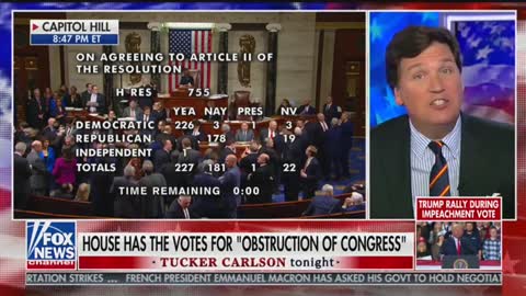 Tucker Carlson: Impeachment is a distraction to hide how Congress is wasting your taxpayer money