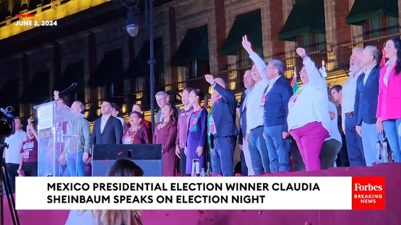 Mexico Presidential Election Winner Claudia Sheinbaum Speaks On Election Night