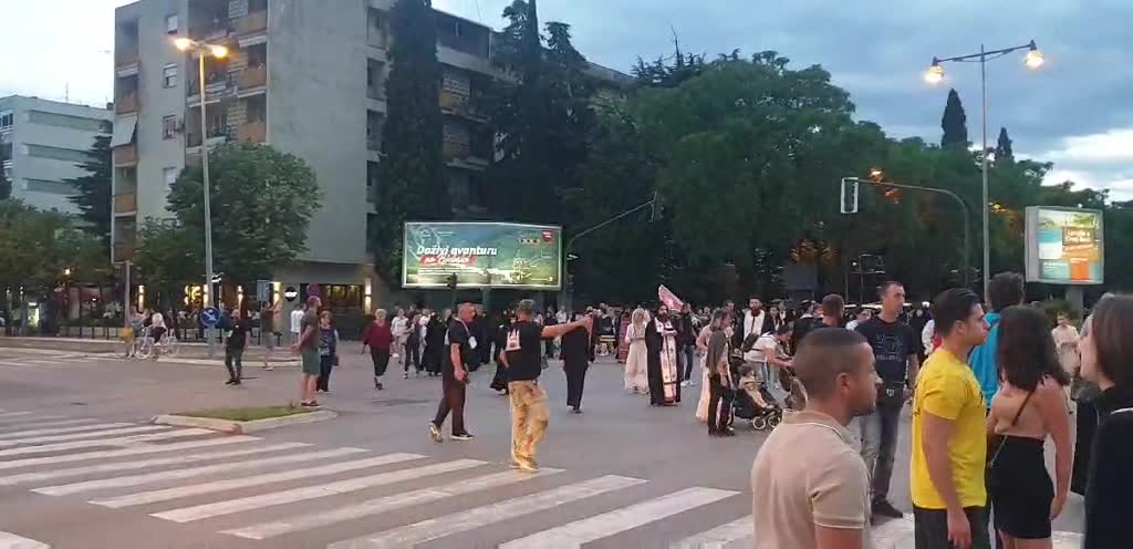 litija ulicama Podgorice bez policije