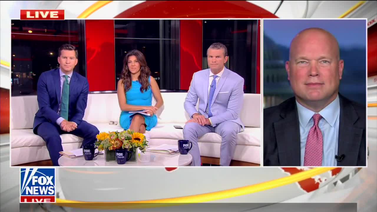 Matt Whitaker Fox & Friends Saturday 8/27/2022