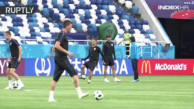 Posljednji trening Hrvatske uoči Nigerije