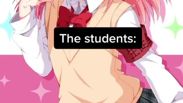 Yes Sir Bro We're in School Anime Tiktok Meme