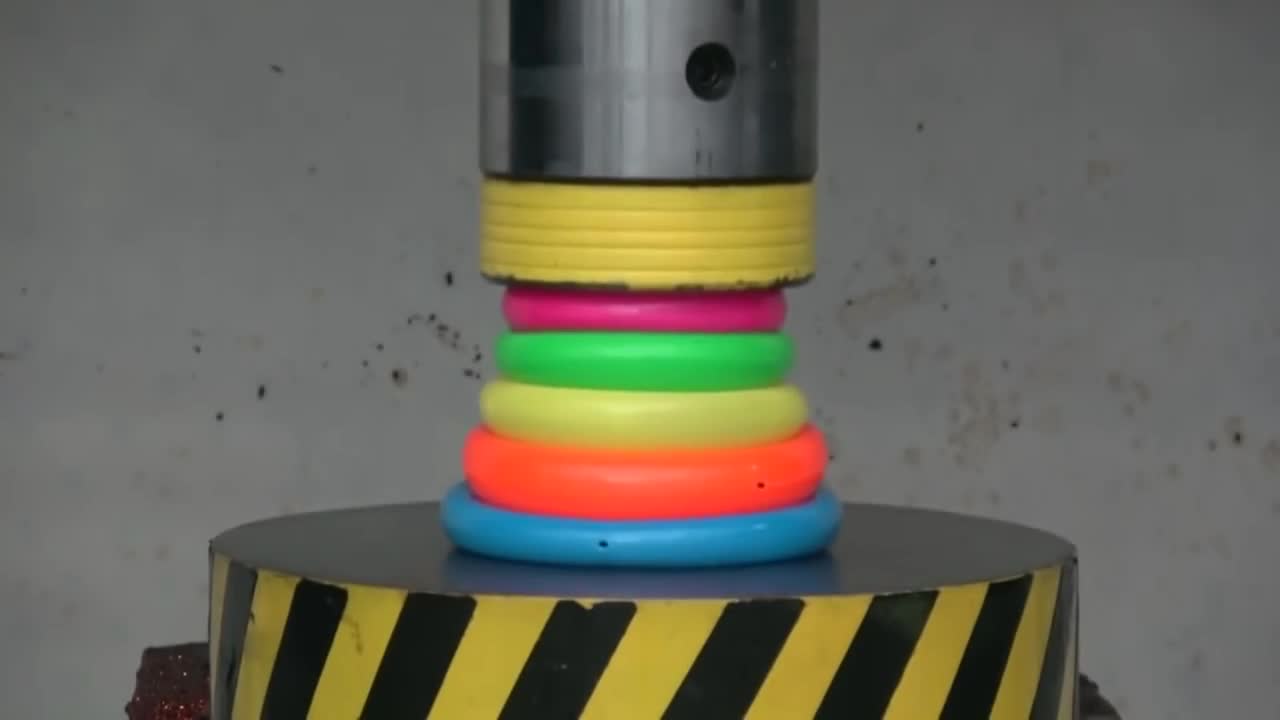Satisfying Video [ HYDRAULIC PRESS 100 TON ] #curiousyes