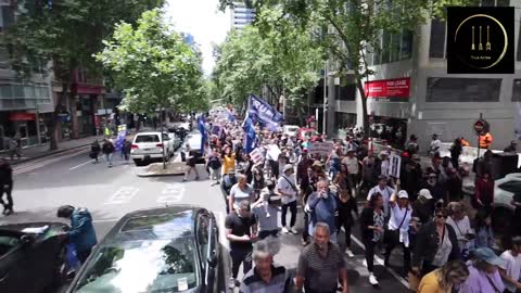 Hundreds of Thousands March in Melbourne