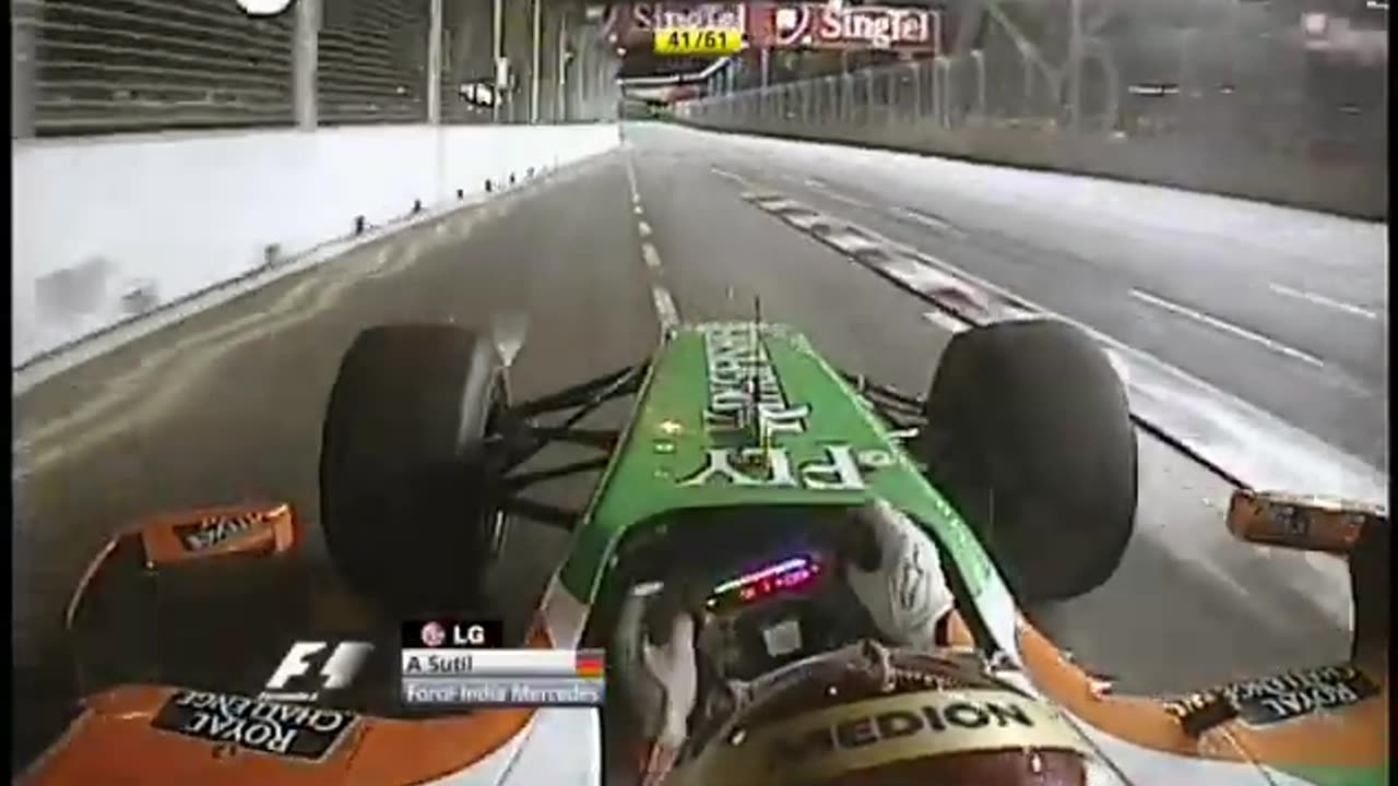 F1 2009 Singapore GP Full Race